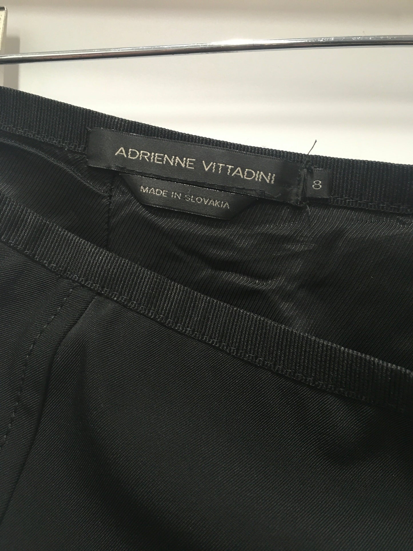 Black Skirt Midi Adrienne Vittadini, Size 8