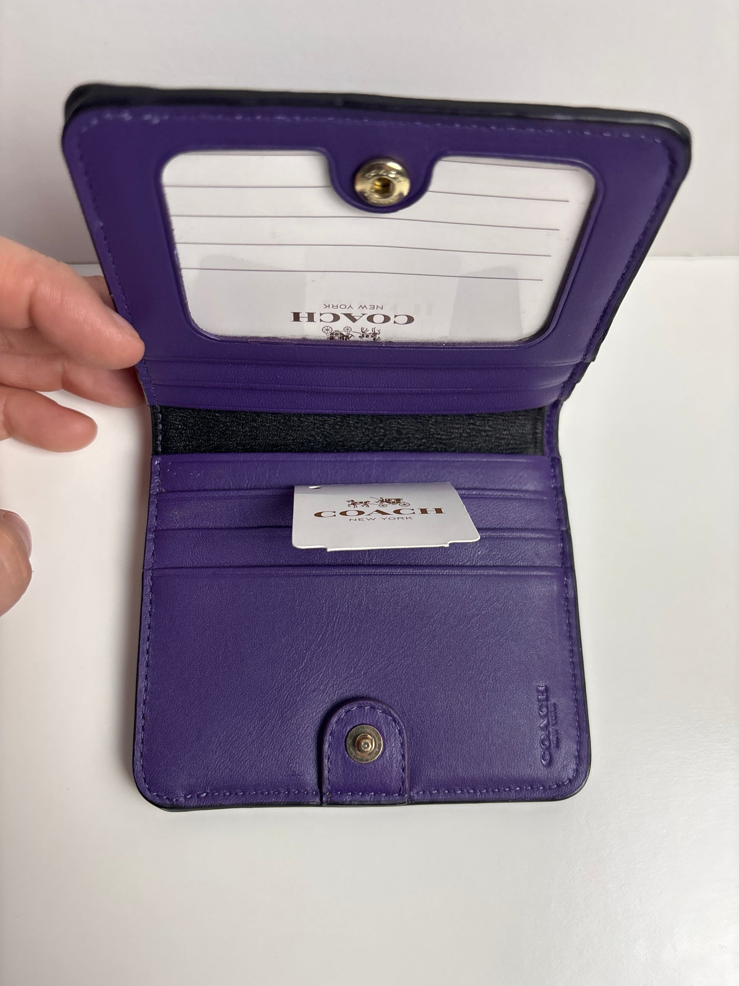 Wallet Designer By Coach, Size: Small