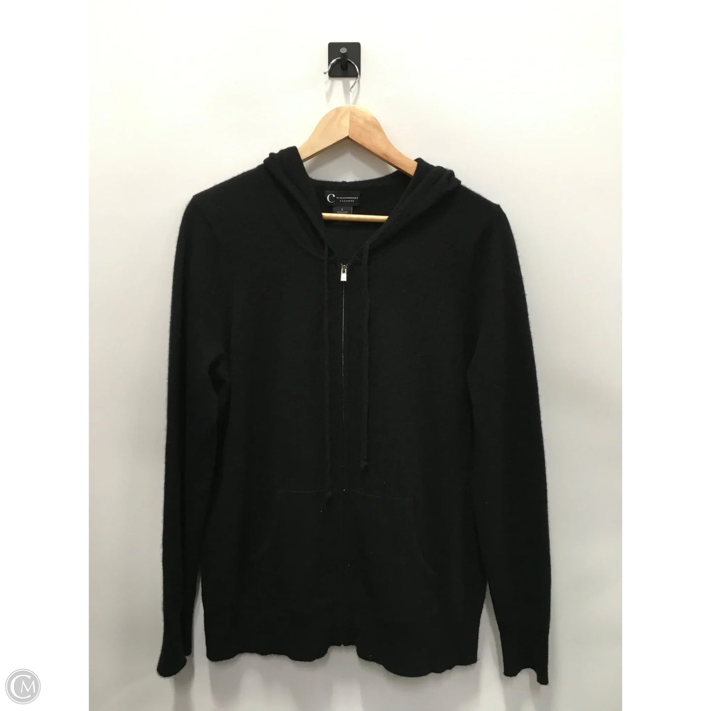 Sweatshirt Hoodie By Clothes Mentor In Black, Size: L