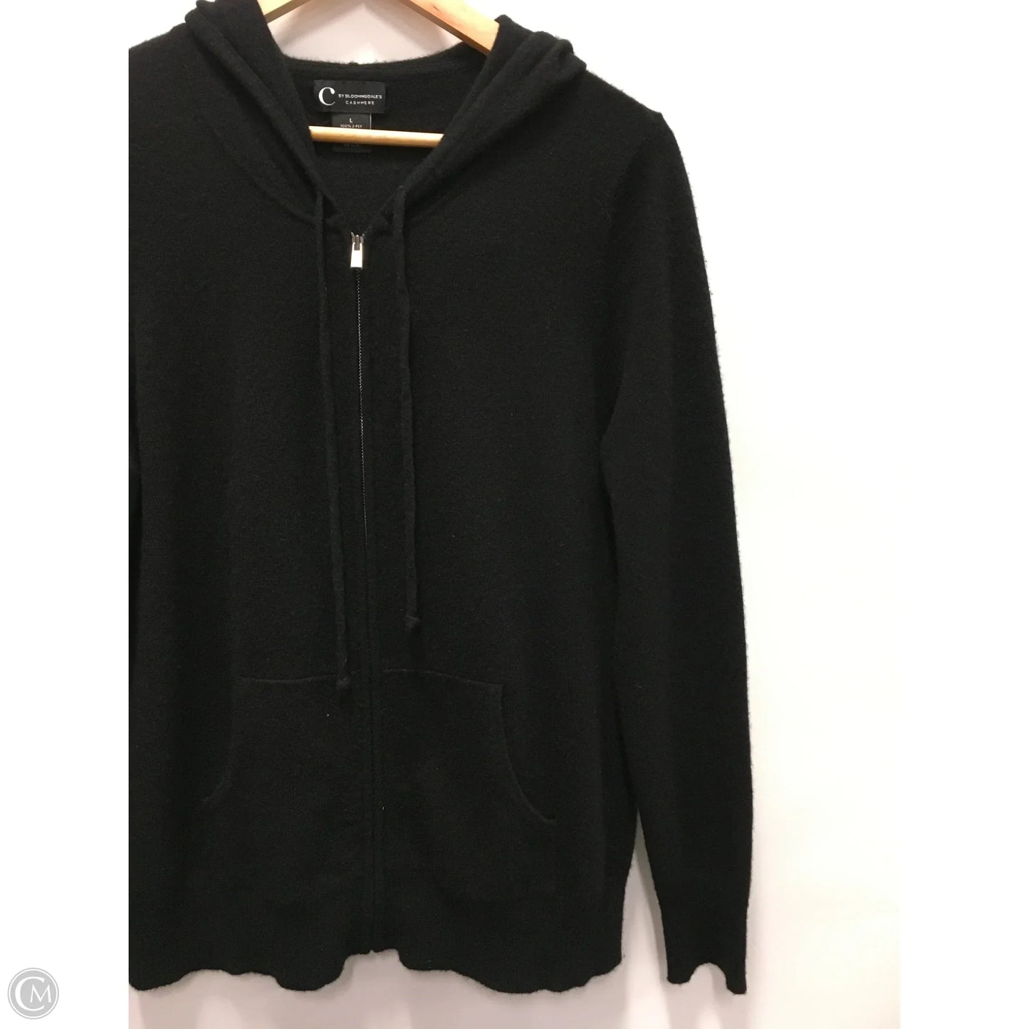 Sweatshirt Hoodie By Clothes Mentor In Black, Size: L