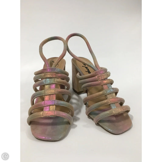 Shoes Heels Block By Free People In Pink, Size: 7.5