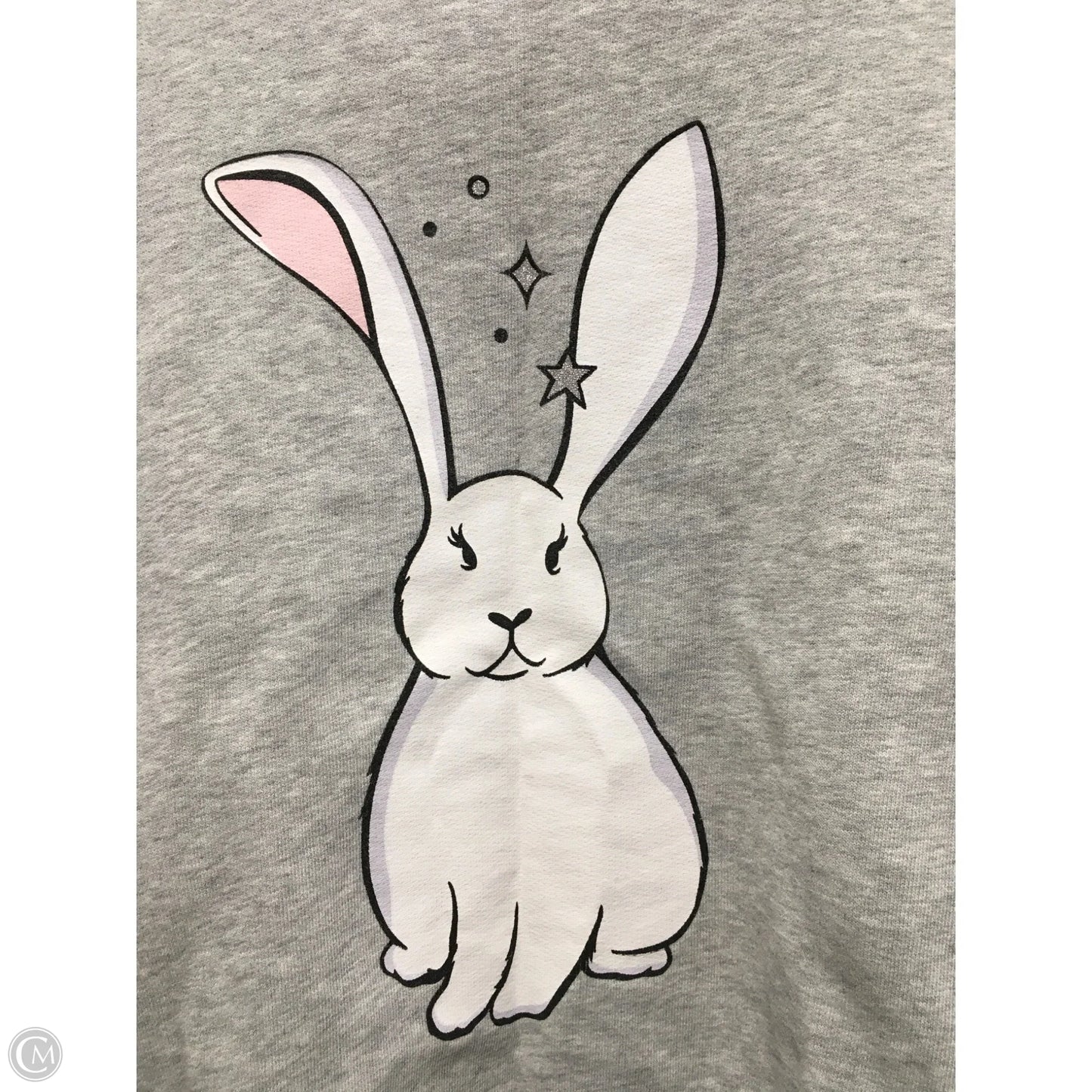 Sweatshirt Crewneck By Kate Spade In Grey, Size: M