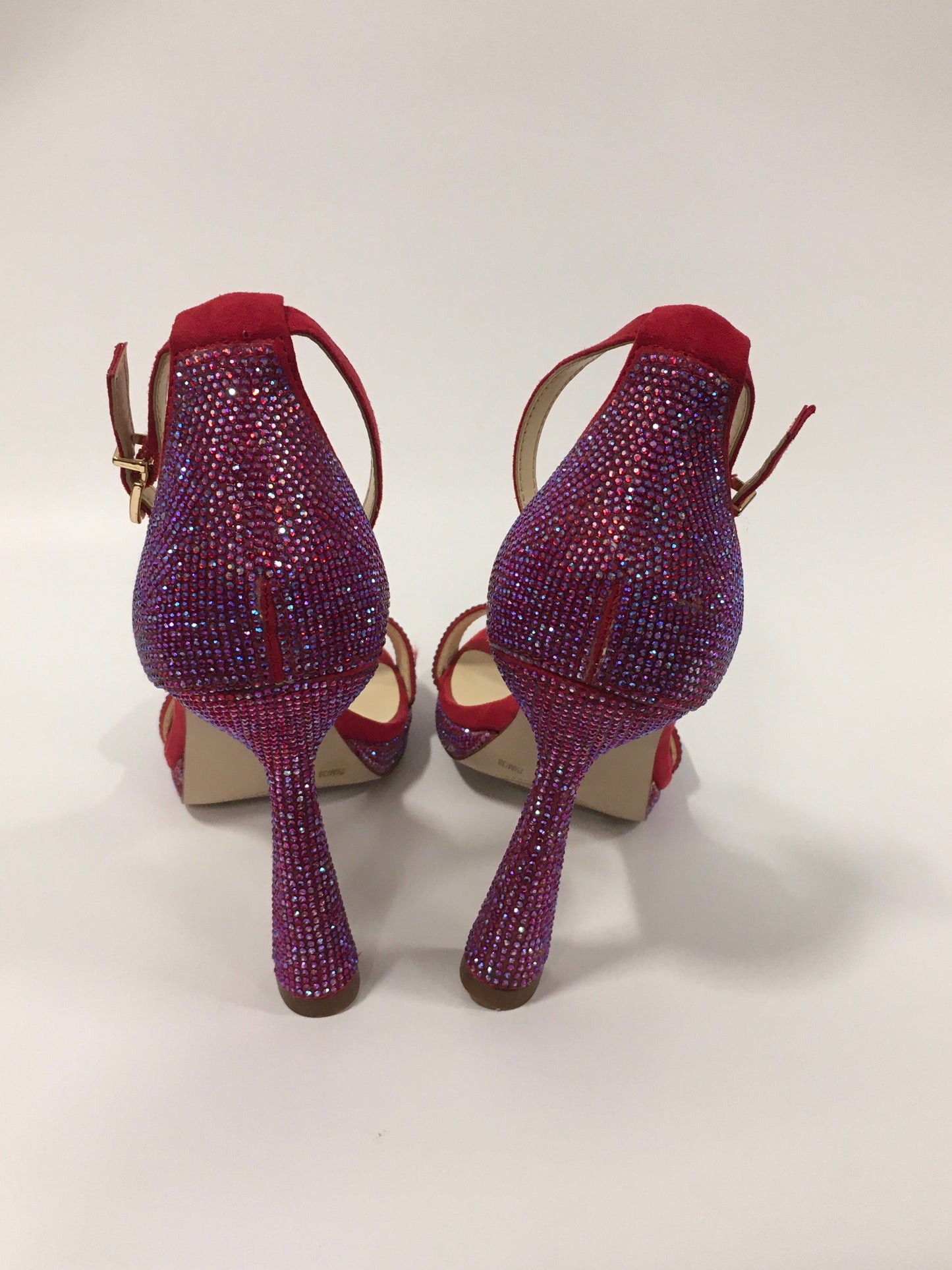 Red Shoes Heels Stiletto Jessica Simpson, Size 7.5