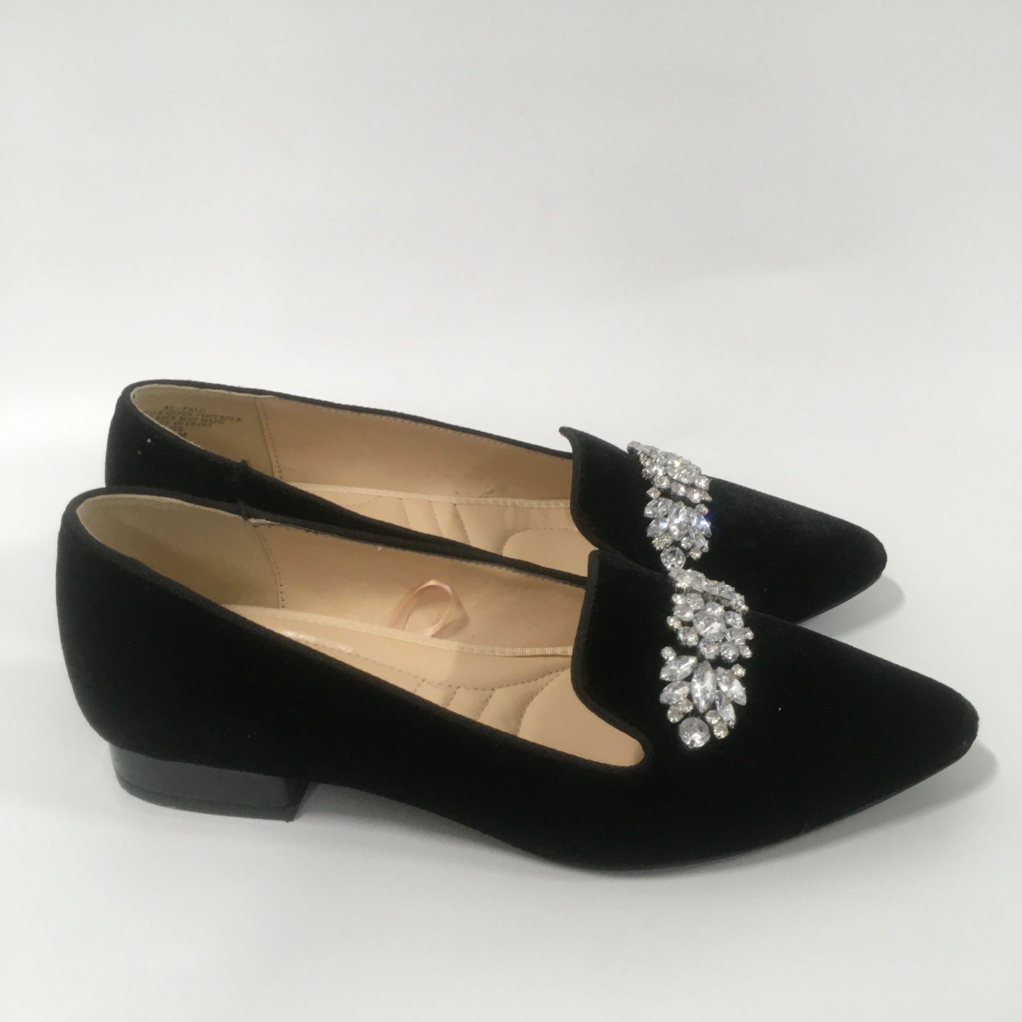 Black Shoes Flats Adrienne Vittadini, Size 6.5