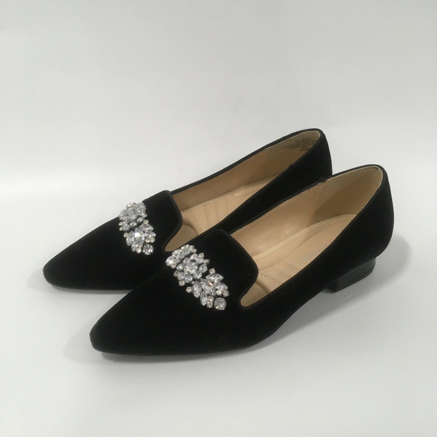 Black Shoes Flats Adrienne Vittadini, Size 6.5