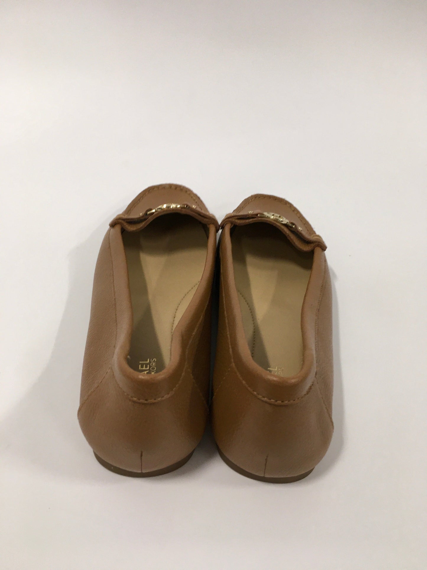 Tan Shoes Flats Ballet Michael By Michael Kors, Size 6.5