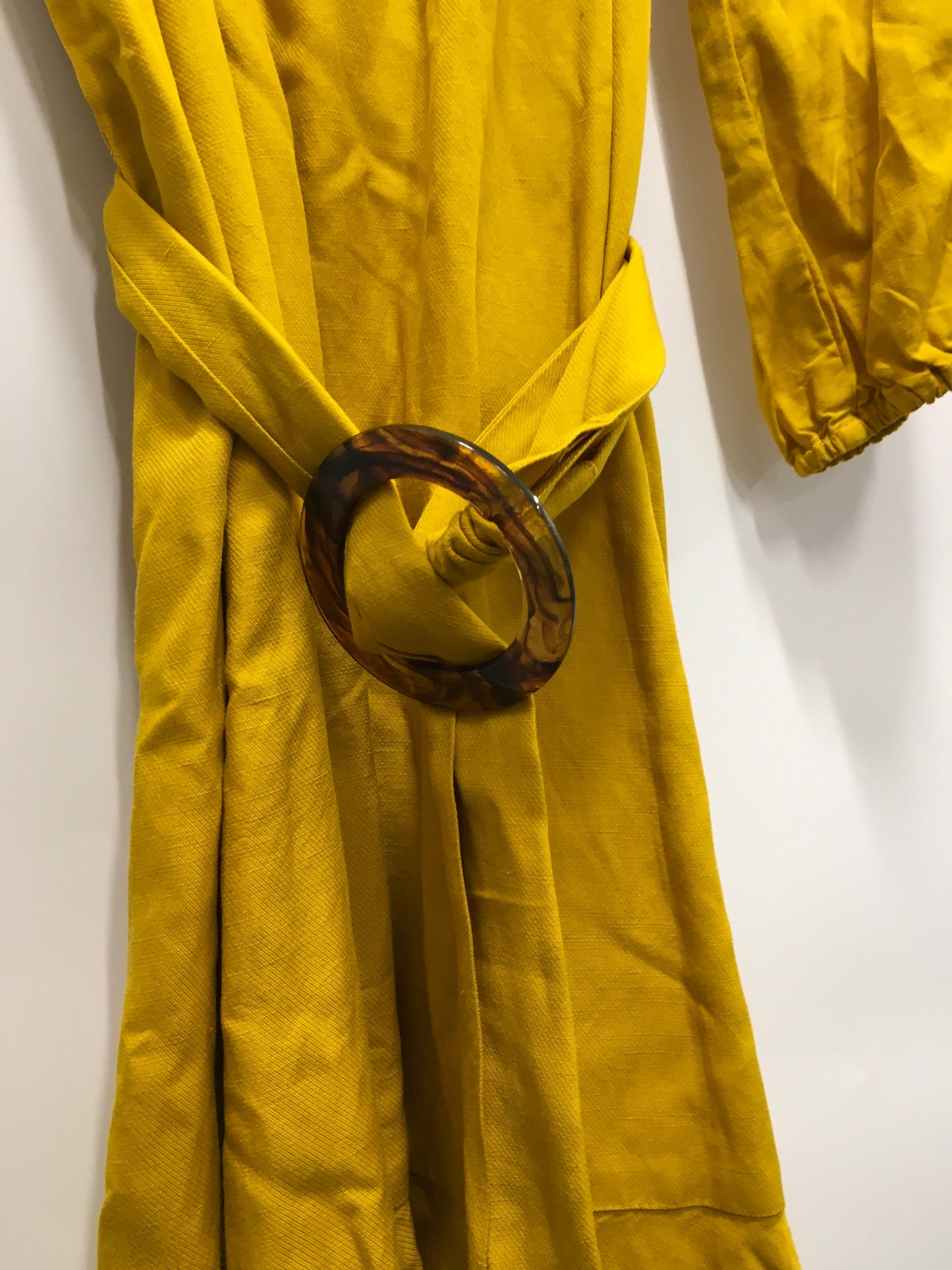 Yellow Dress Casual Midi Maeve, Size 4