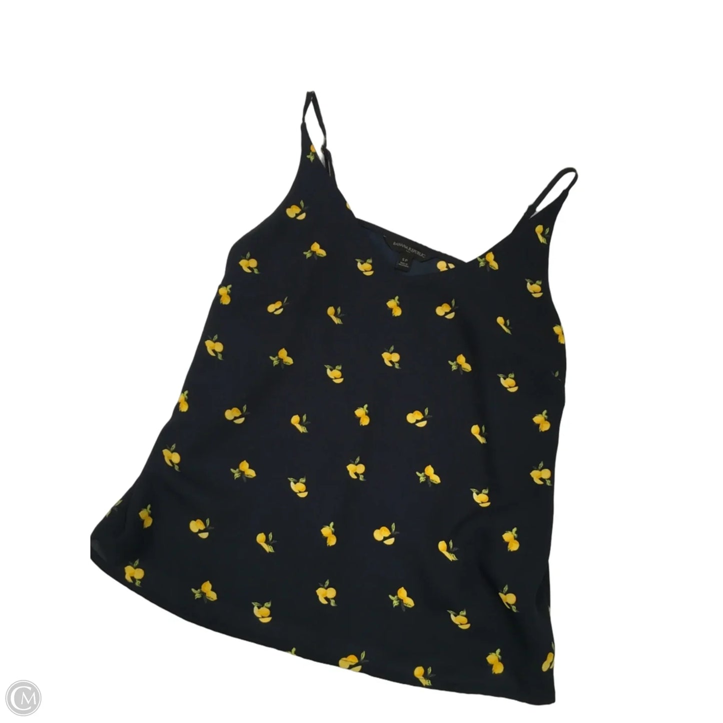 Top Sleeveless By Banana Republic In Blue & Yellow, Size: Sp