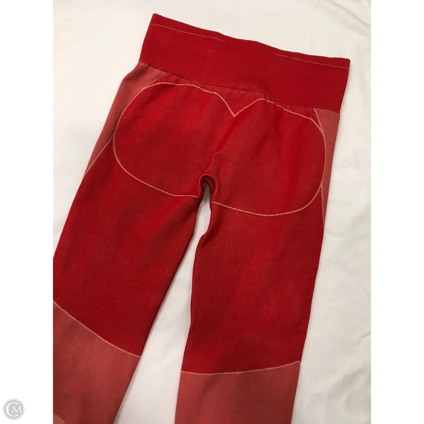Athletic Leggings By Gym Shark In Orange, Size: S