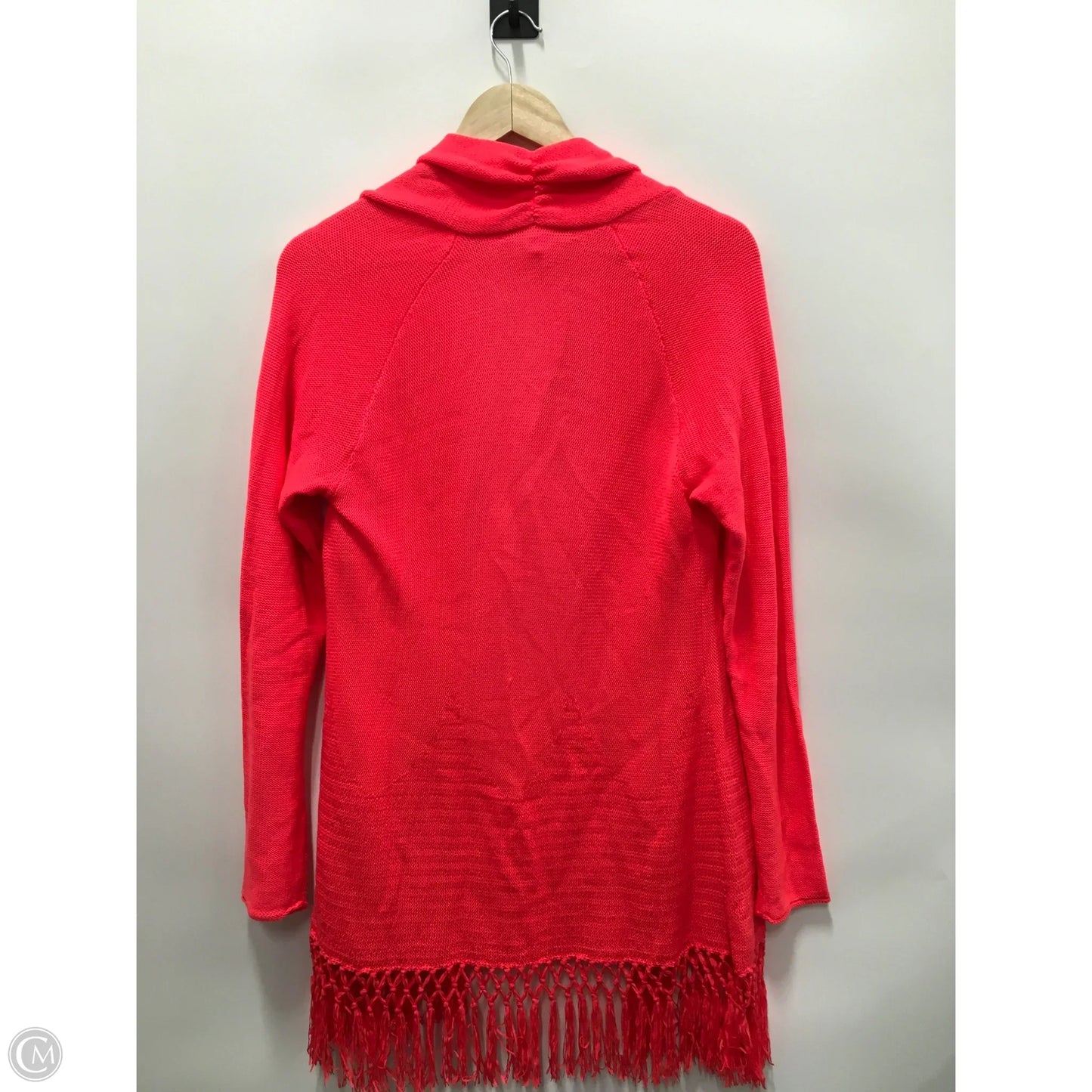 Sweater Cardigan Designer By Lilly Pulitzer In Orange, Size: M