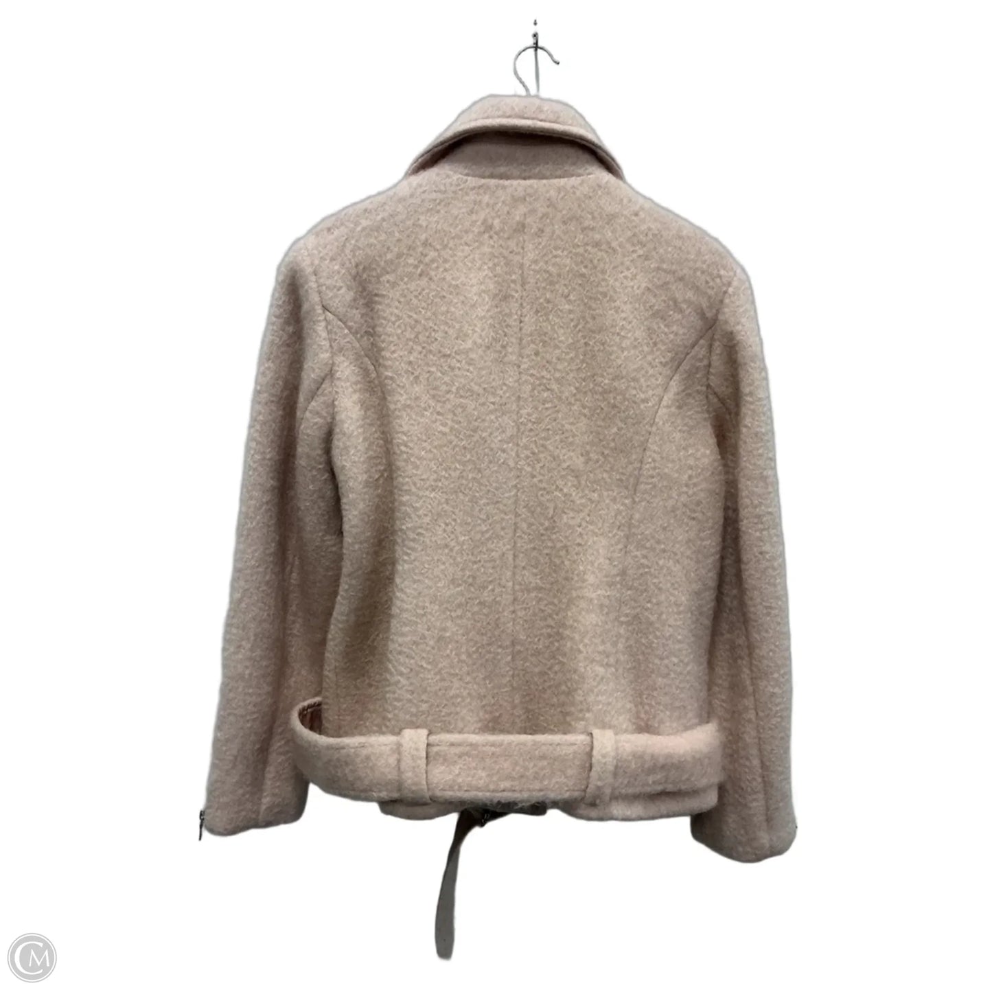 Coat Wool By Express In Pink, Size: L