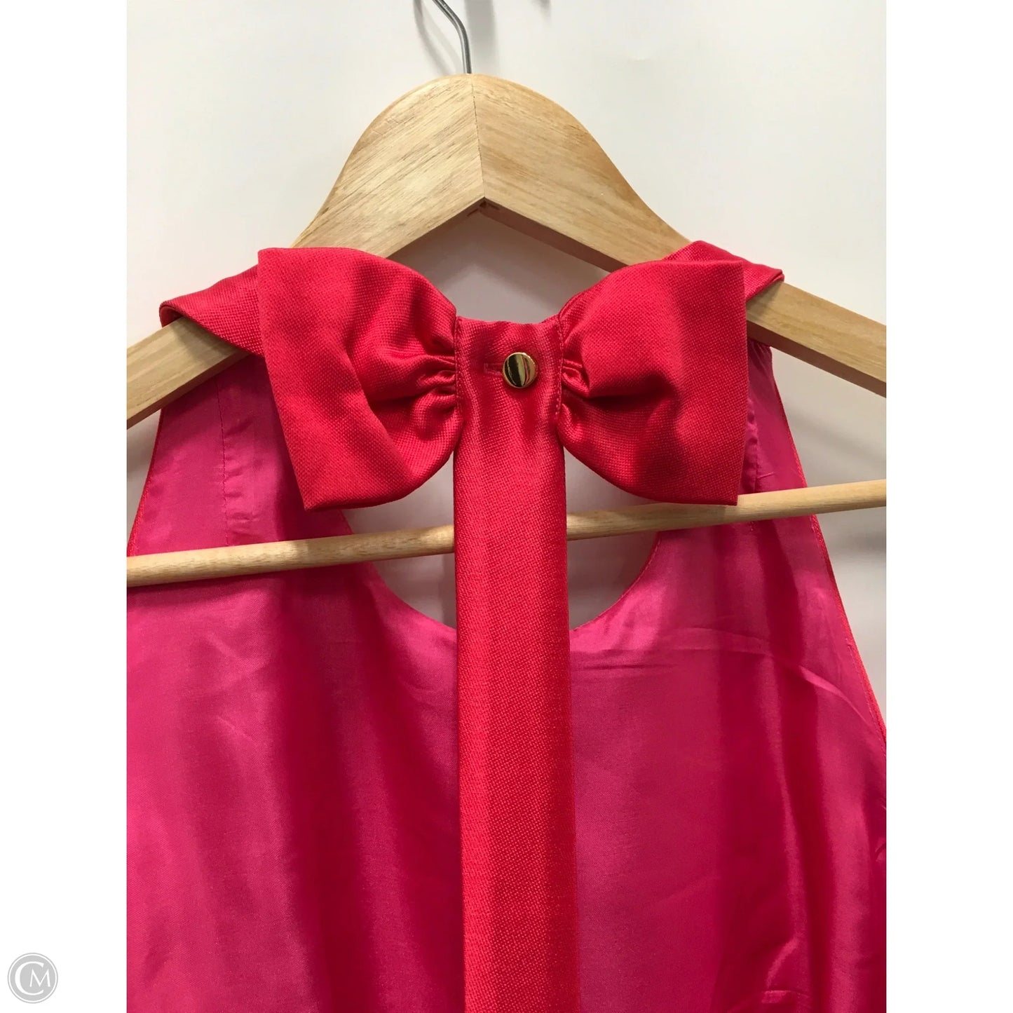 Dress Designer By Kate Spade In Red & Pink, Size: 12