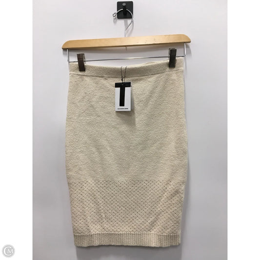 Skirt Luxury Designer By Alexander Wang In Cream, Size: S