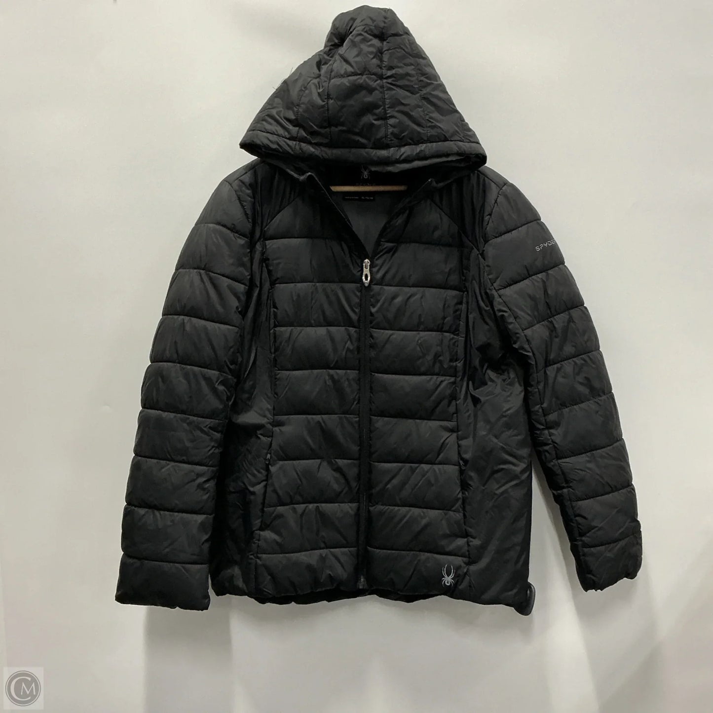 Coat Puffer & Quilted By Spyder In Black, Size: Xl
