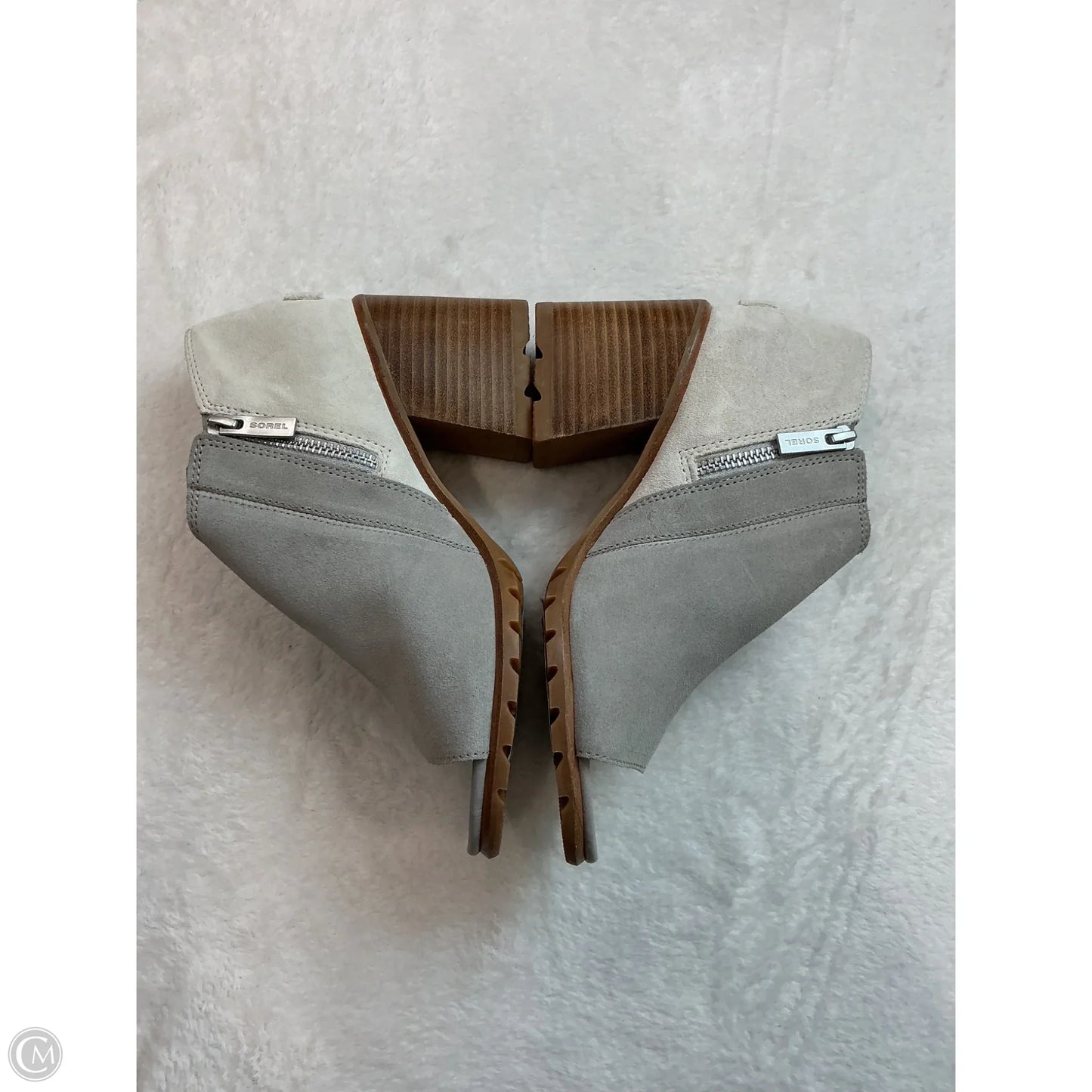 Shoes Heels Block By Sorel In Grey, Size: 7.5