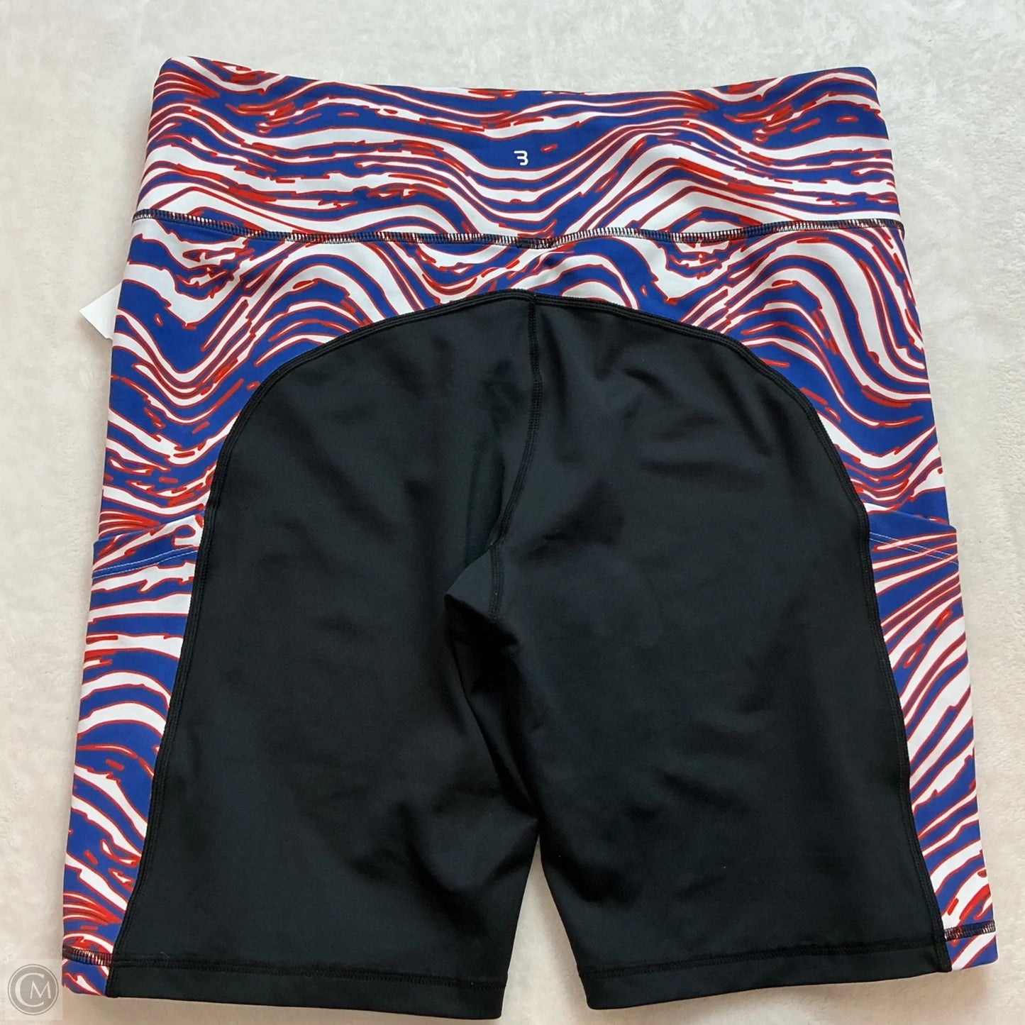 Shorts By Clothes Mentor In Black & Blue, Size: Xxl