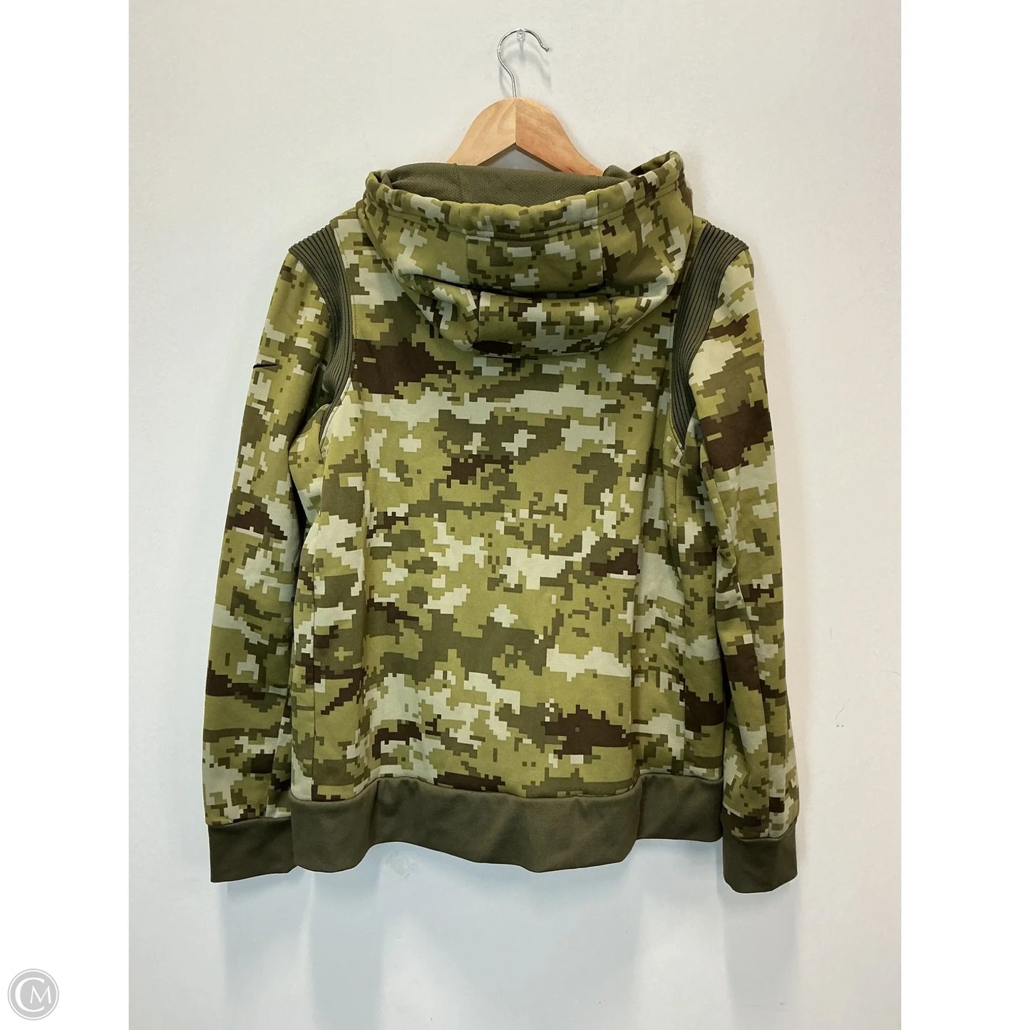 Sweatshirt Hoodie By Nike In Camouflage Print, Size: M