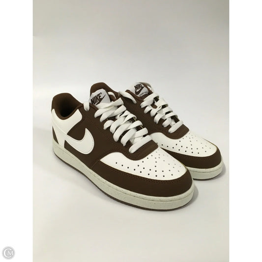 Shoes Sneakers By Nike In Brown & Cream, Size: 7