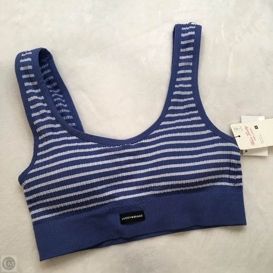 Athletic Bra By Lucky Brand In Blue, Size: M