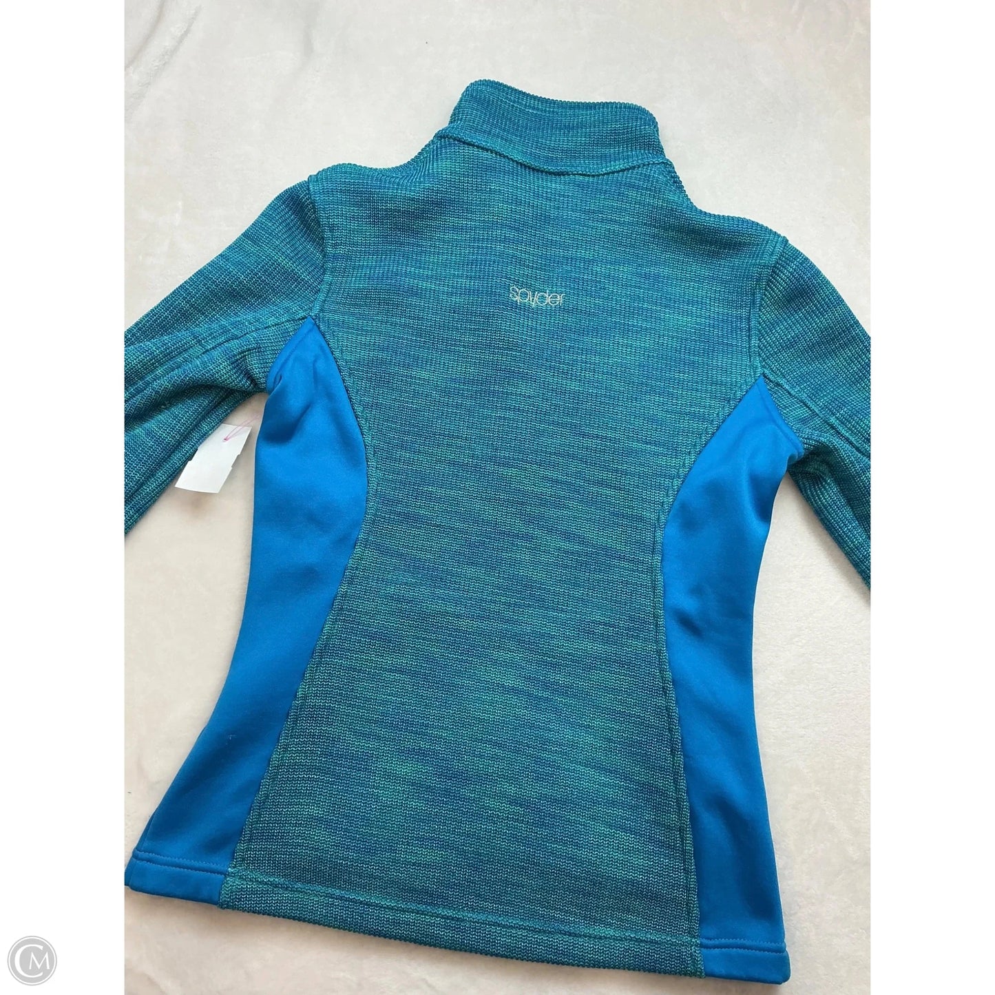Athletic Jacket By Spyder In Blue, Size: S