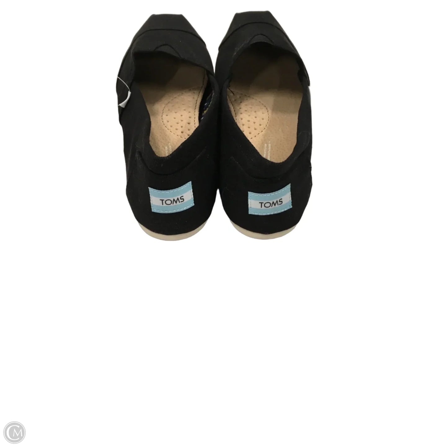 Shoes Flats By Toms In Black, Size: 9
