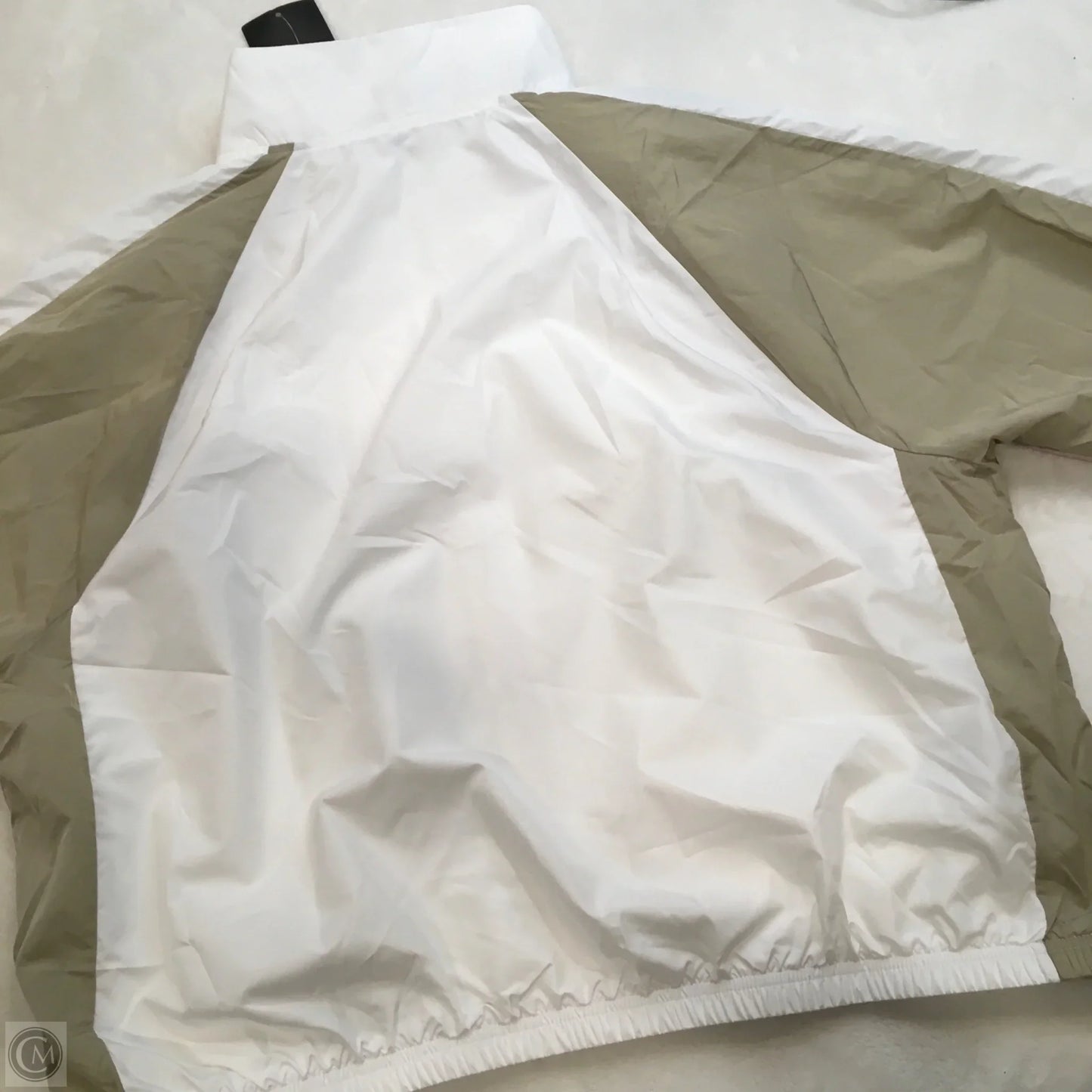 Jacket Windbreaker By Under Armour In Pink & White, Size: L