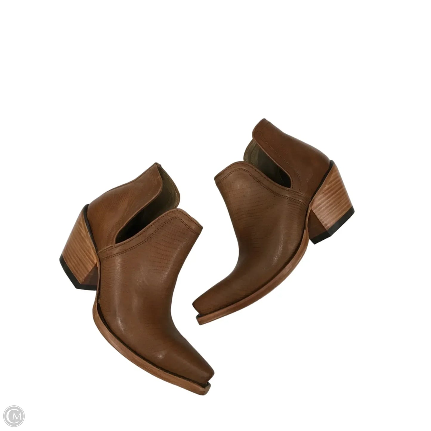 Boots Leather By Ariat In Tan, Size: 8