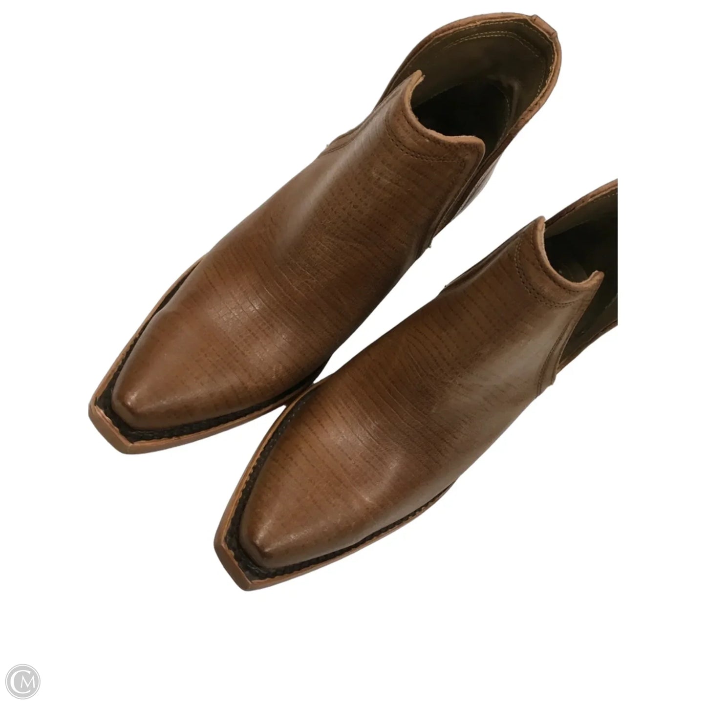 Boots Leather By Ariat In Tan, Size: 8