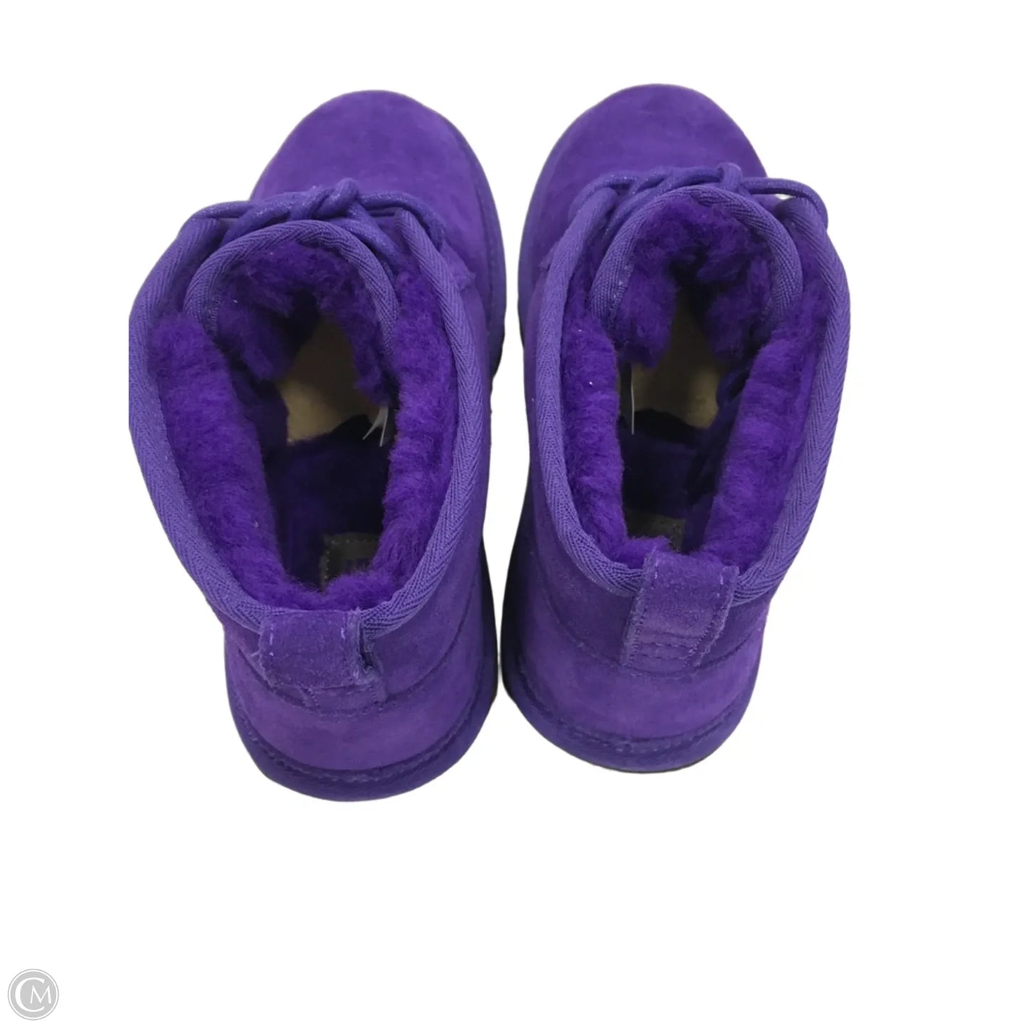 Boots Designer By Ugg In Purple, Size: 10