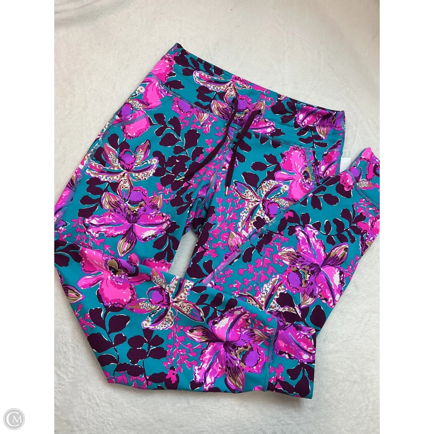 Pants Designer By Lilly Pulitzer In Blue & Purple, Size: M