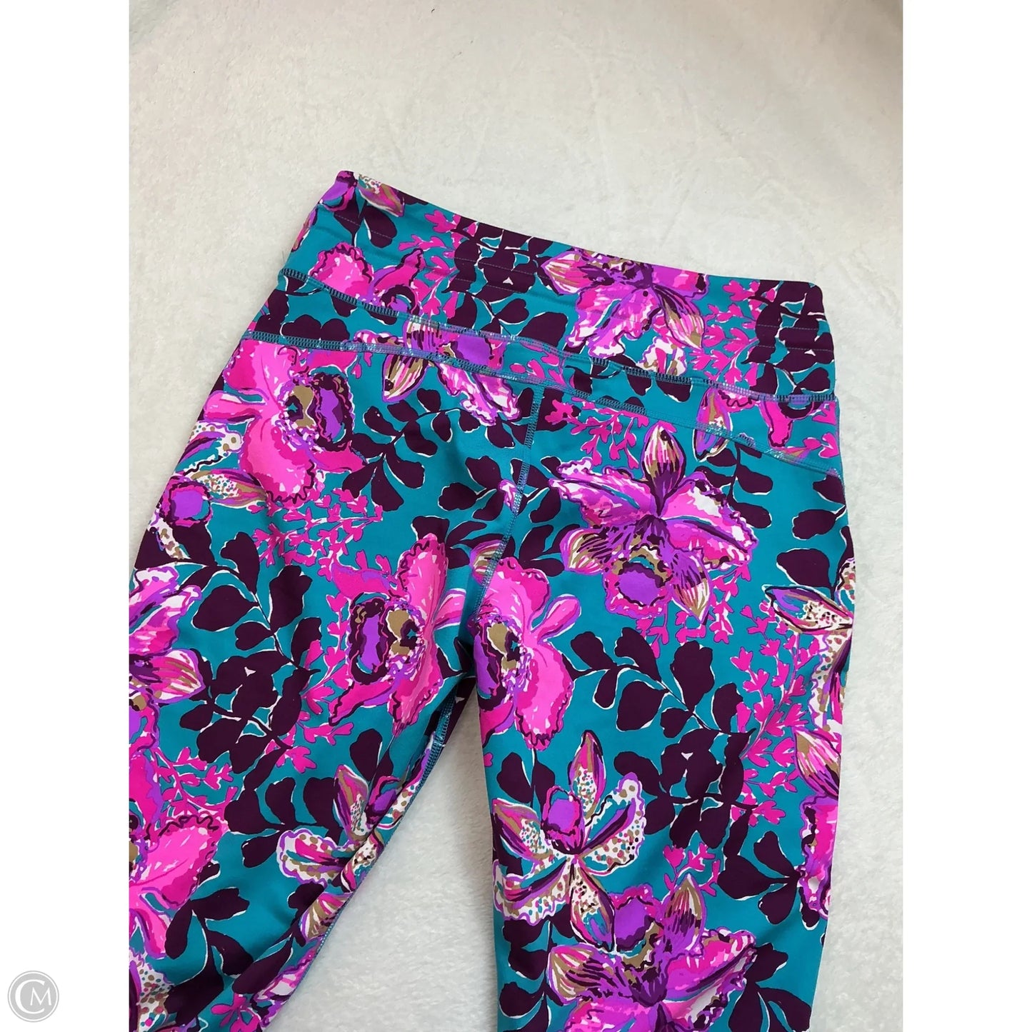 Pants Designer By Lilly Pulitzer In Blue & Purple, Size: M