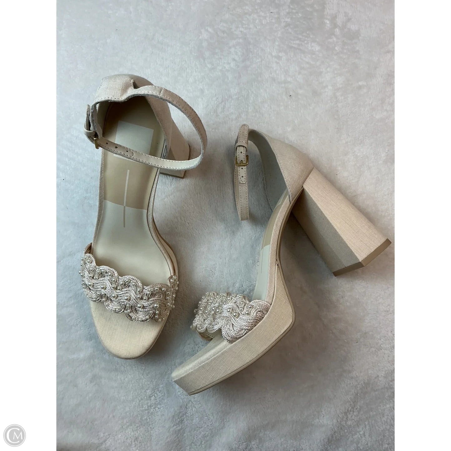 Shoes Heels Block By Dolce Vita In Tan, Size: 8.5