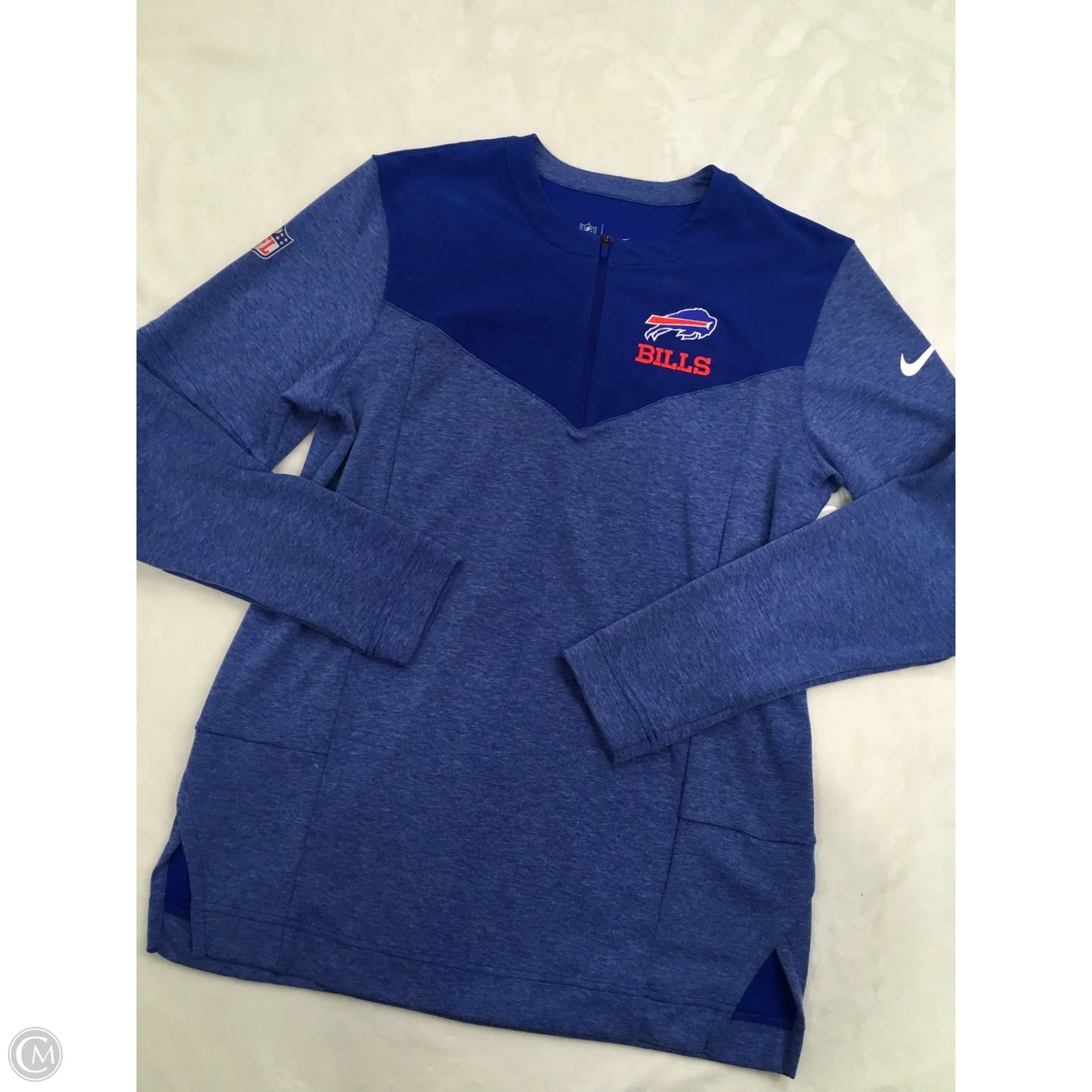 Athletic Sweatshirt Crewneck By Nfl In Blue, Size: S
