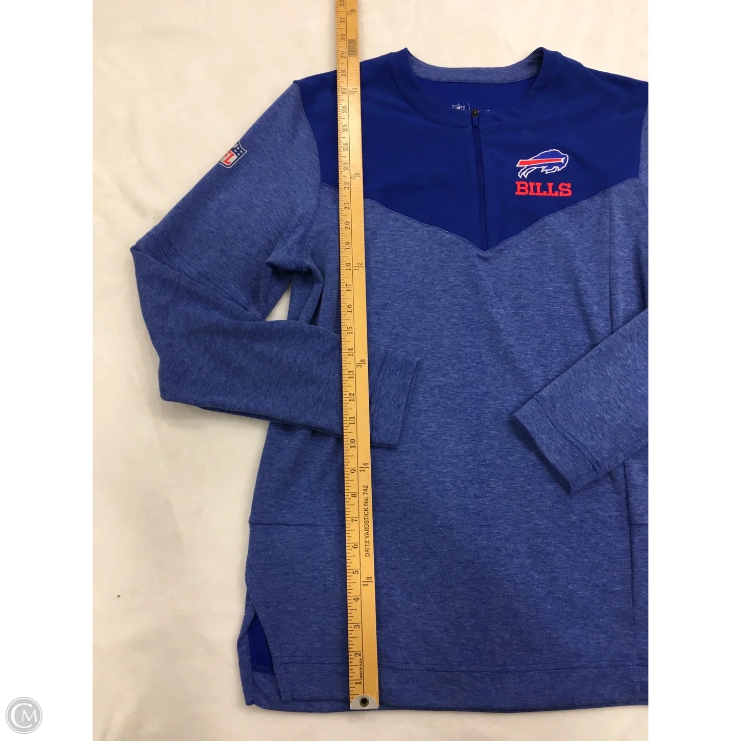 Athletic Sweatshirt Crewneck By Nfl In Blue, Size: S