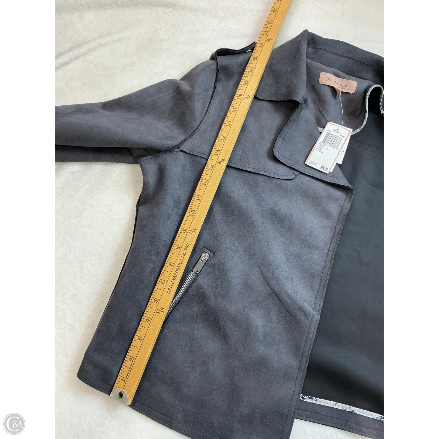 Jacket Other By Philosophy In Grey, Size: L