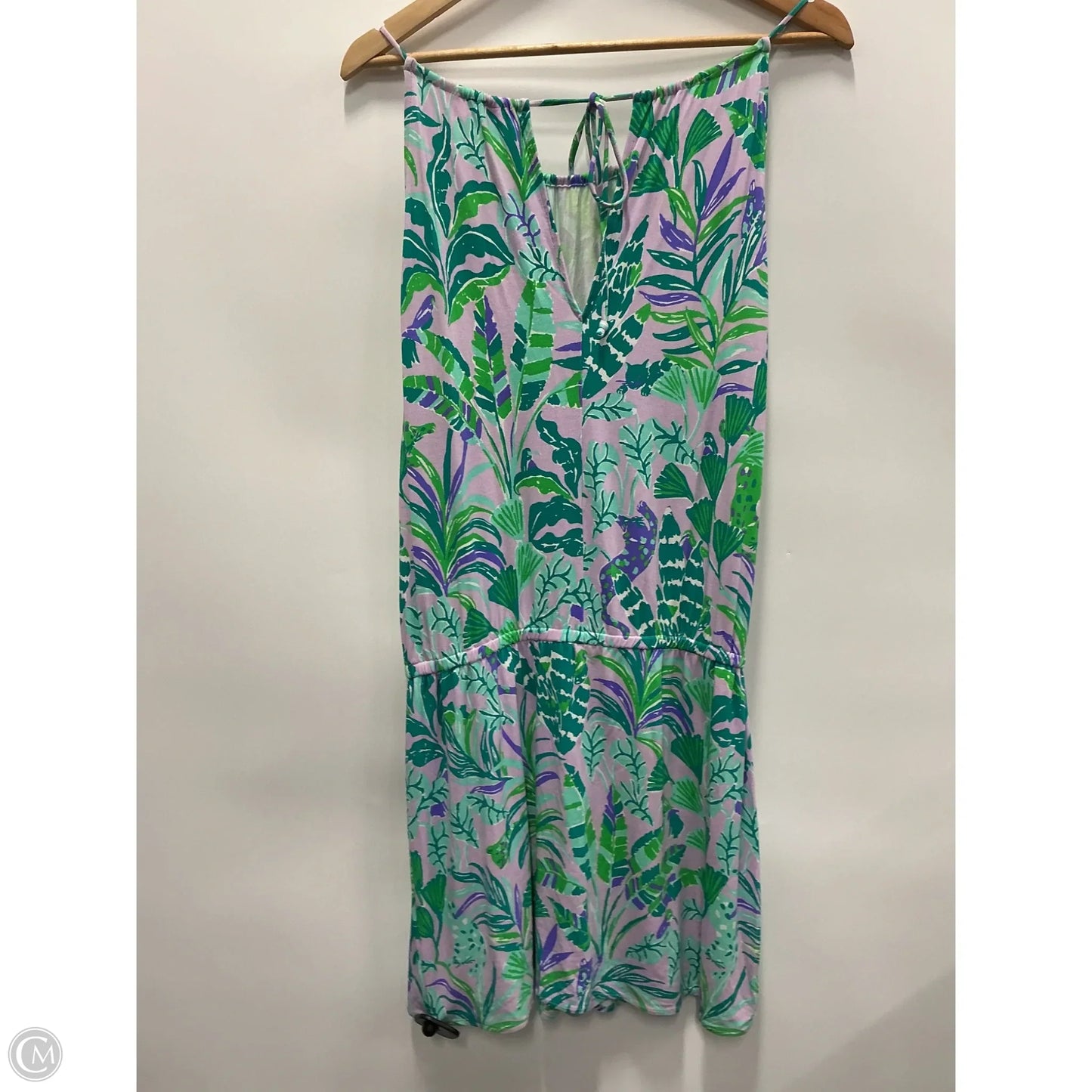 Dress Designer By Lilly Pulitzer In Green & Purple, Size: M