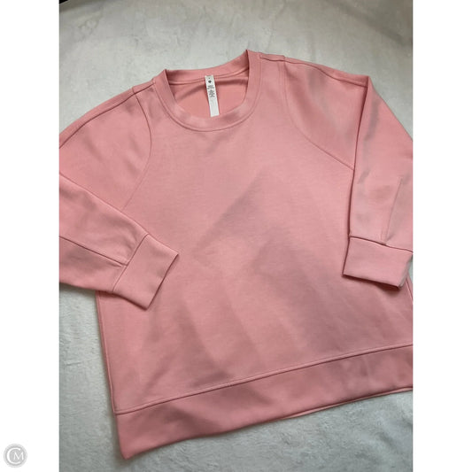Athletic Sweatshirt Crewneck By Lululemon In Pink, Size: 6