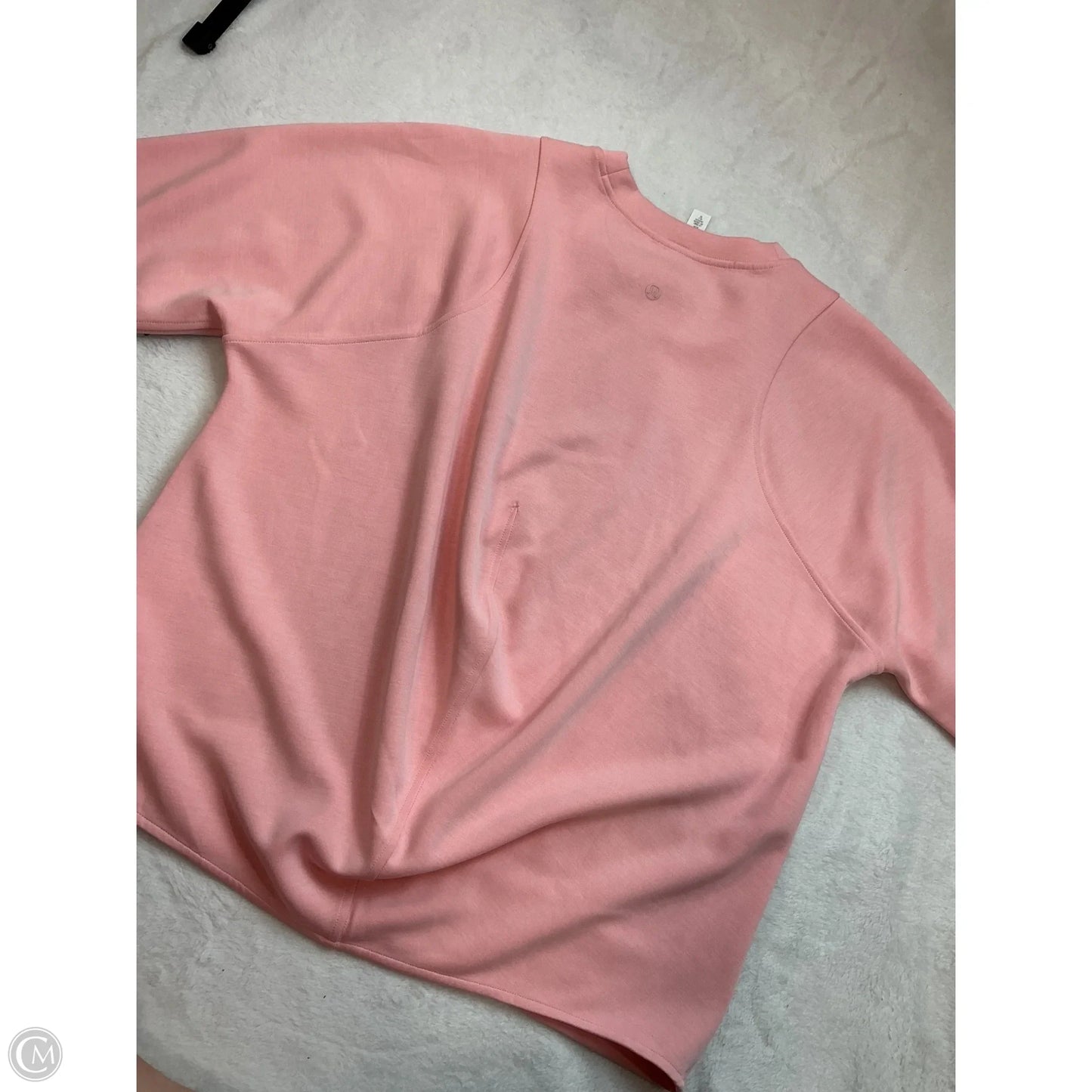 Athletic Sweatshirt Crewneck By Lululemon In Pink, Size: 6