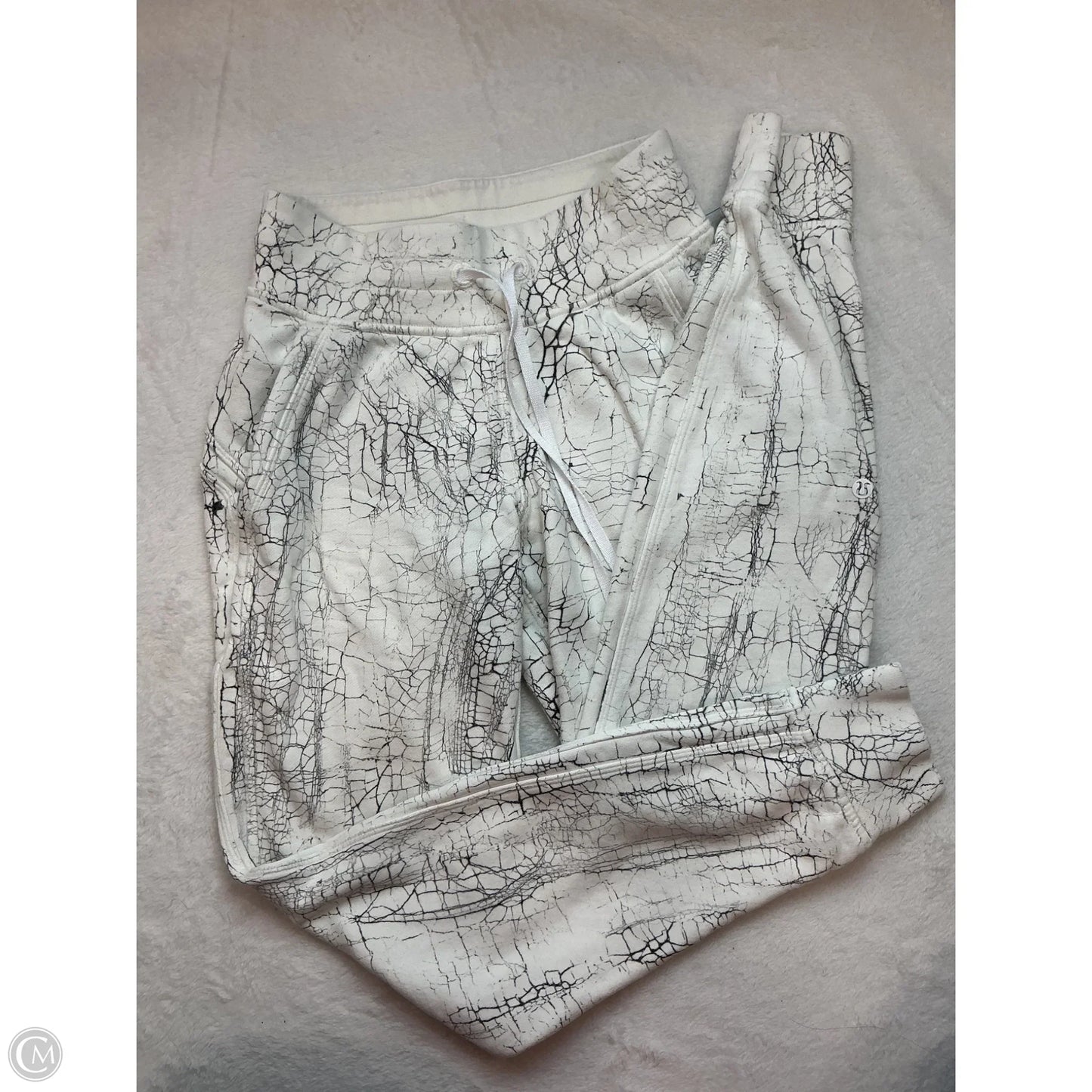 Athletic Pants By Lululemon In White, Size: 2