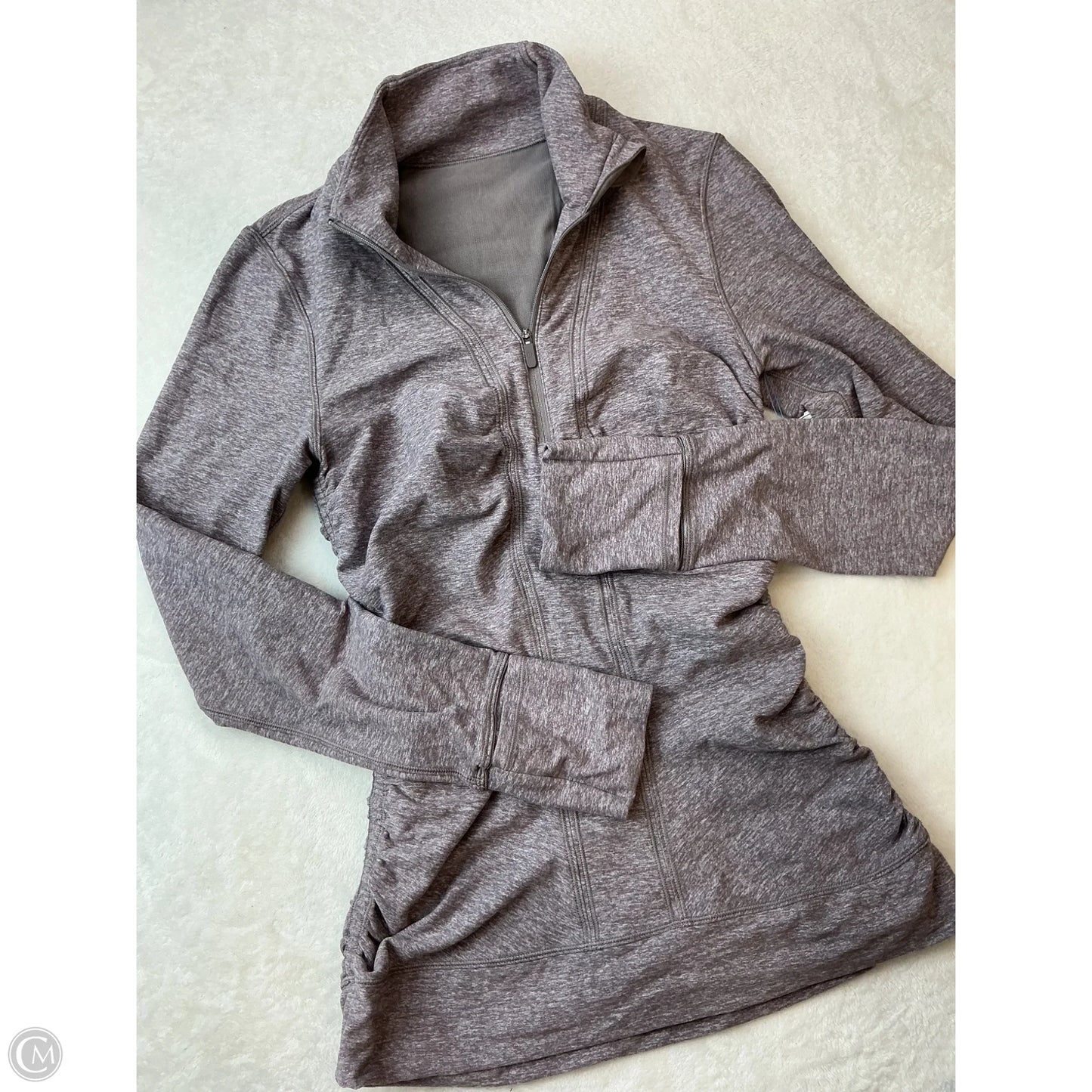 Athletic Jacket By Lululemon In Purple, Size: 4