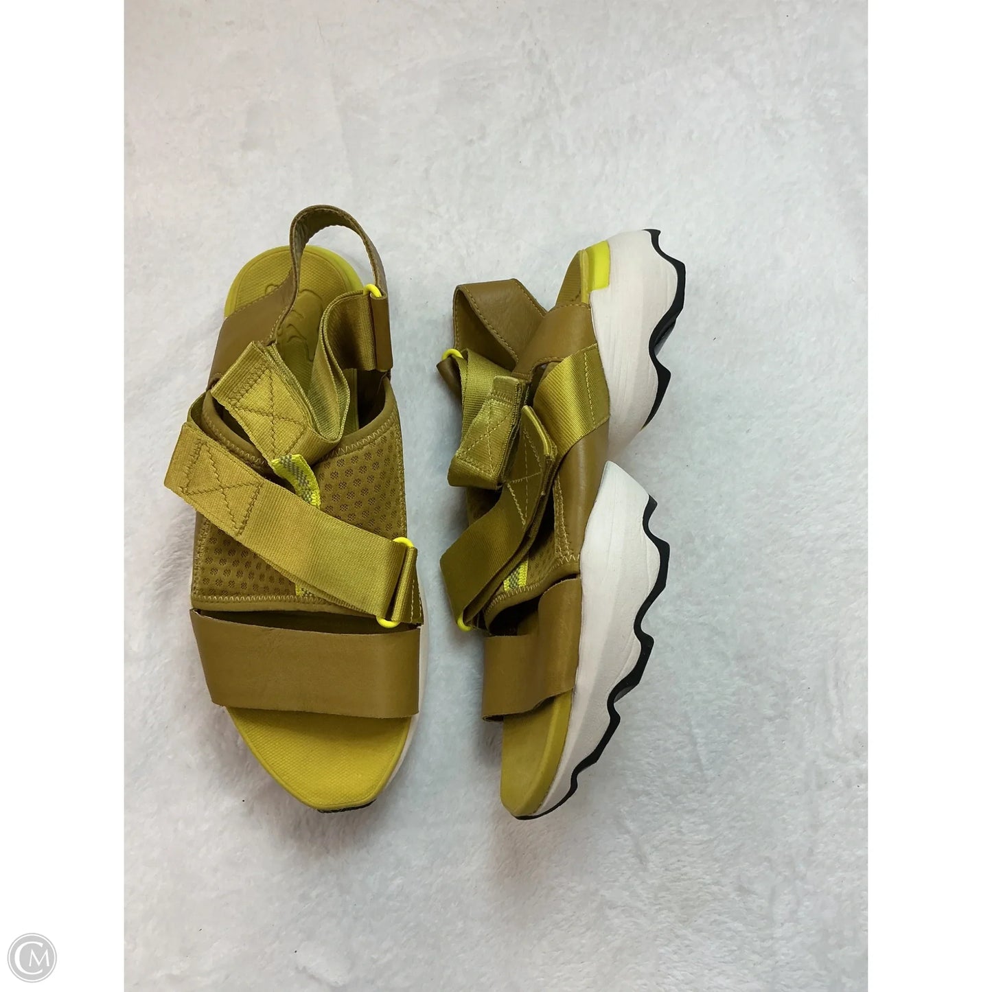 Sandals Flats By Sorel In Green, Size: 8.5