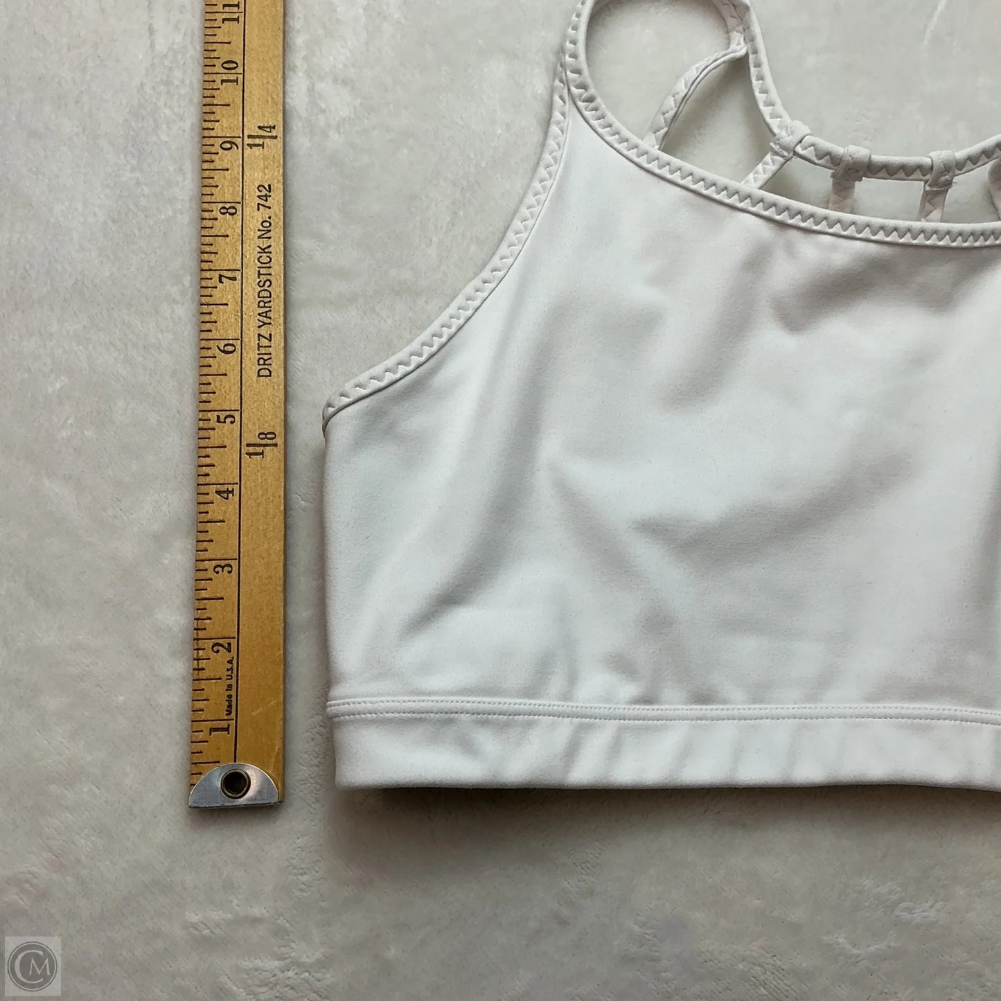 Athletic Bra By Athleta In White, Size: Xl