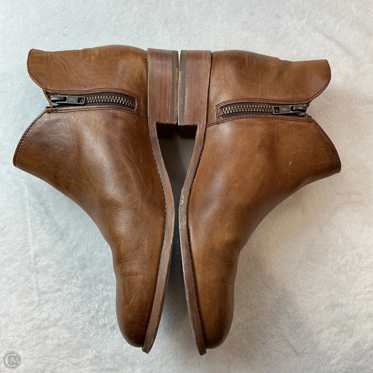 Boots Designer By Frye In Tan, Size: 9