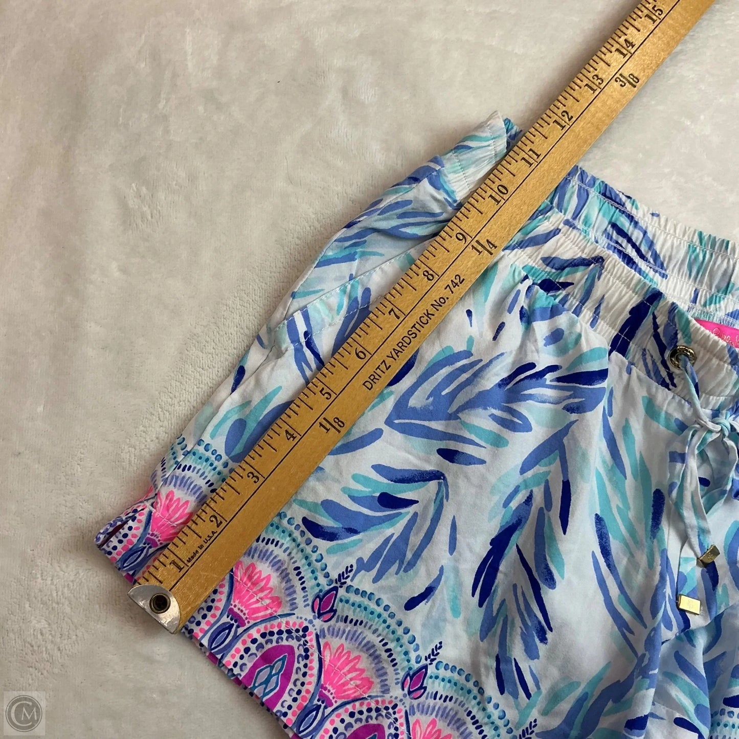 Shorts Designer By Lilly Pulitzer In Blue & White, Size: Xs