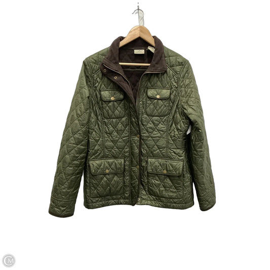 Jacket Puffer & Quilted By L.l. Bean In Green, Size: M