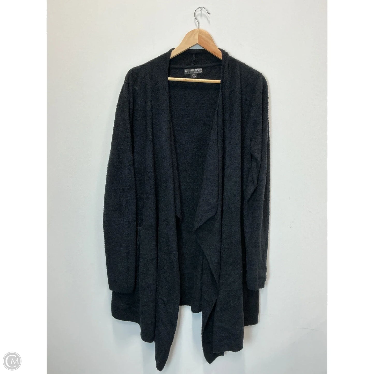 Sweater Cardigan By Barefoot Dreams In Black, Size: L