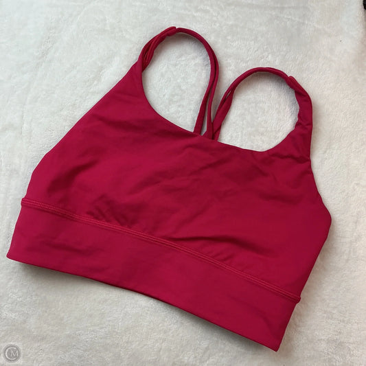 Athletic Bra By Lululemon In Pink, Size: 8