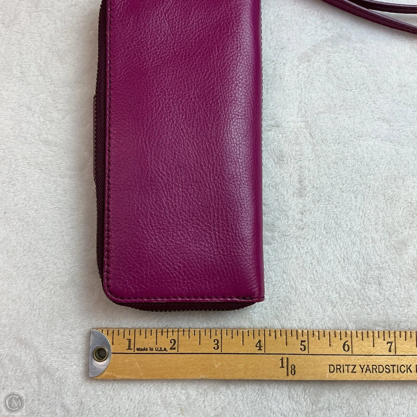 Wallet Leather By Fossil, Size: Medium