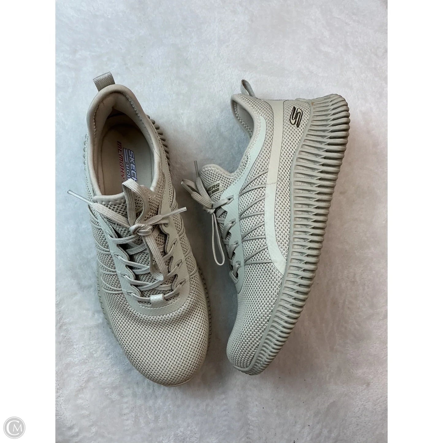 Shoes Athletic By Skechers In Tan, Size: 8.5