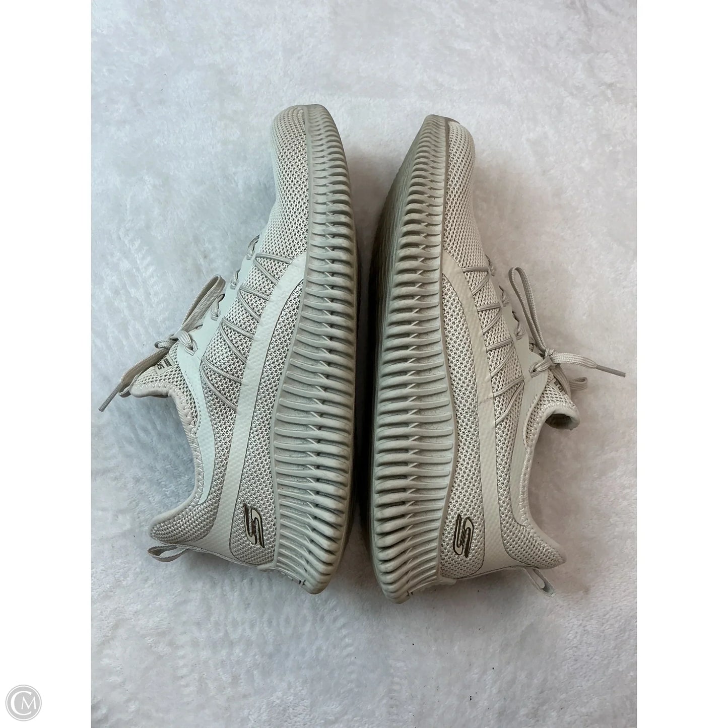 Shoes Athletic By Skechers In Tan, Size: 8.5